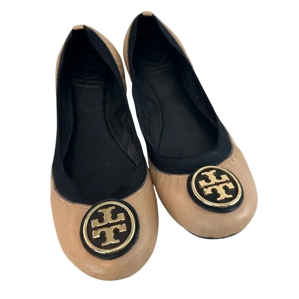 Tory Burch Caroline Ballet Slipper 9.5 Preowned